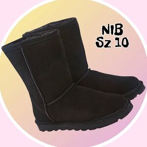 BearPaw Black Ankle Boots
